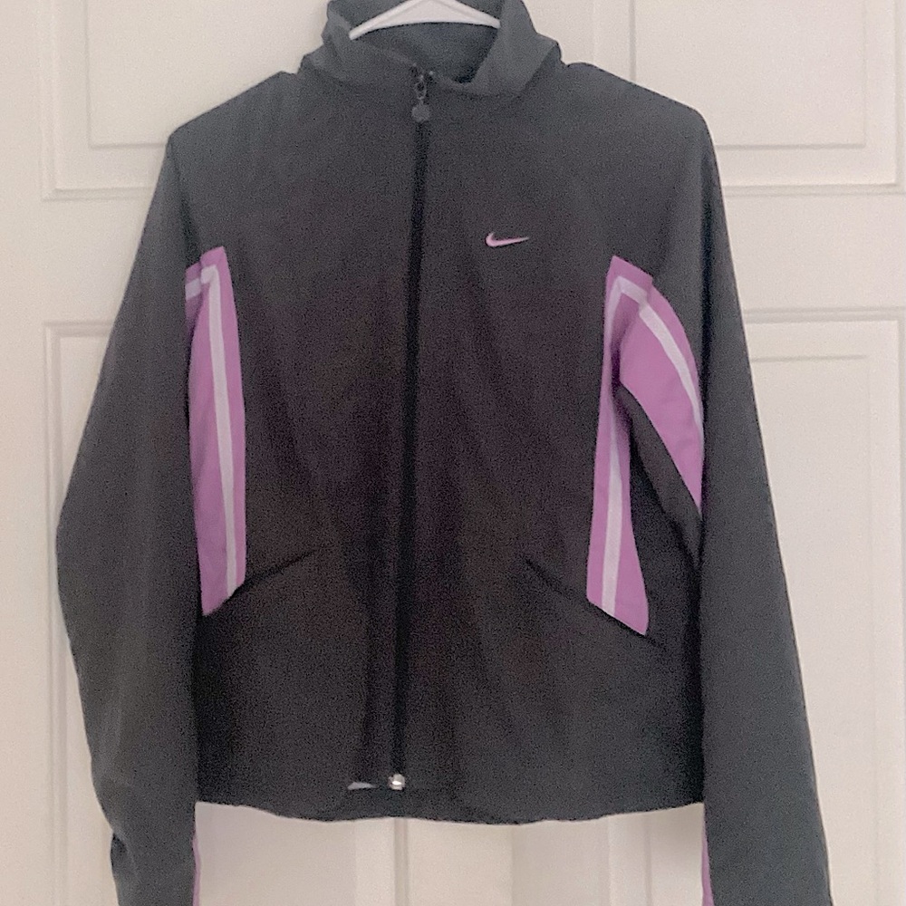Girls Nike 12/14 Lined Grey and purple Jacket, ,Bundle Deals!